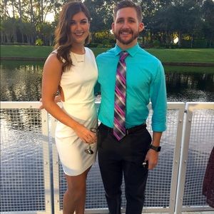 White backless lulu dress!